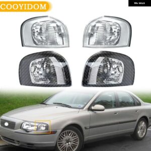 フロント バンパー コーナーライト フォグランプ サイドライト ウィンカーライト バルブ 無 ボルボ S80 1999-2006 30655423 30655422