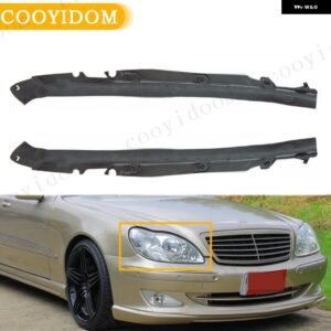 車用フロント ヘッドライト カバー シール トリム ストリップ メルセデス ベンツ S W220 S280 S350 S430 S500 S600 2003-2005 A2208260781 A2208260791 - Left and Right