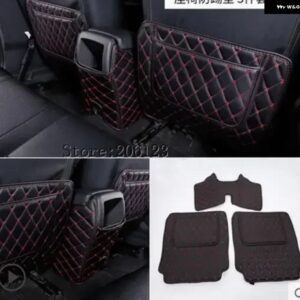 ルノー カジャー 2015 - 18 カーシートキックマット アームレスト ボックス リアキックマット カー スタイリング オートアクセサリー - F