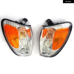 レクサス LX470 1998-2007 ウィンカーライト コーナーライト フロントサイド バンパー カーライト カーアクセサリー バルブ 無 - 1 Left and 1 Right