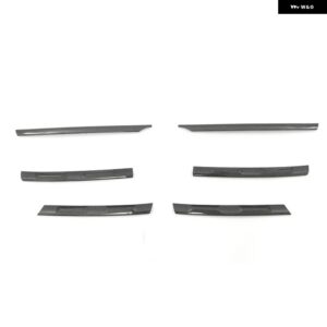 フロント バンパー レーシング グリル モールディング トリム カバー フォルクスワーゲン ティグアン MK2 2017-2021 スタイリング 外装 装飾 トリム - Carbon fiber pattern