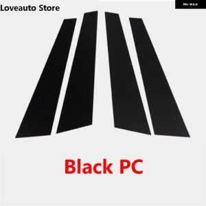 マツダ CX5 CX-5 KF 2017 - 21 カーウィンドウセンターコラムB Cピラー カバー トリム 外装 フレーム ストリップアクセサリー - Black 10Pcs