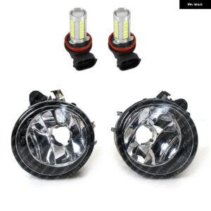 車用フロント フォグランプ LED 電球 /ハロゲン 電球 付き フォグランプ BMW X1 X3 X4 X5 X5M X6 X6M F48 2016-2018 63177238787 63177238788 - LED Pair