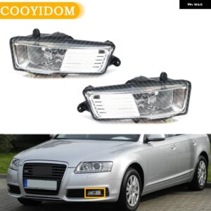 フロント バンパー フォグカーライトカー フォグライト ランプ フォグランプ 作動 フォグランプ アウディ A6 C6アバント2009 2010 2011 ドライビングライト - Only 1 Left