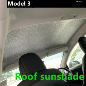 ガラスルーフ サンルーフ リアウィンドウ サンシェード シールド サンバイザー 日焼け止め UV断熱 テスラ モデル3 S X Y - 1pc Model 3