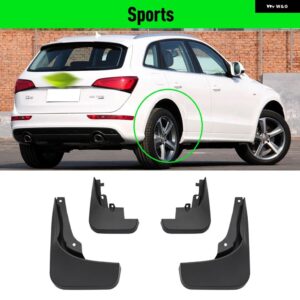 アウディ Q5 2009 - 17 フェンダー マッド フラップ スプラッシュガード マッドガード カーアクセサリー - Sports