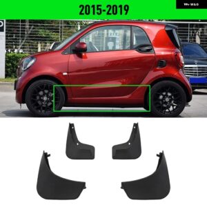 スマート フォーツー W451 W453 2008 - 14-2019 フェンダー マッド フラップ スプラッシュガード マッドガード マッド フラップ - 2015-2019