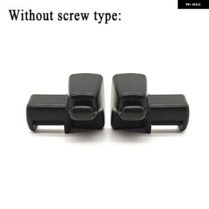 レンジローバー L322 2003-2012 2個 サンバイザー リテーナー クリップ クラス プ ABS 固定バックル EGP000040PVA EGP000050PVA EGP000040NUG - Black without screw