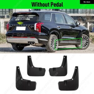 ヒュンディ パリセード 2019 - 24 フェンダー マッドガード ガード スプラッシュ カーアクセサリー - without pedal