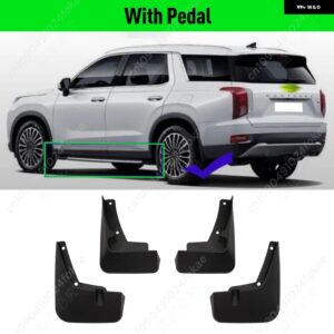 ヒュンディ パリセード 2019 - 24 フェンダー マッドガード ガード スプラッシュ カーアクセサリー - With PEDAL