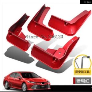 フロント+リアマッド フラップ マッドフェンダー マッドガード トリム トヨタ カムリ 2018 2019 8 8TH XV70 アクセサリー - b