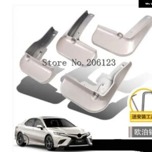 フロント+リアマッド フラップ マッドフェンダー マッドガード トリム トヨタ カムリ 2018 2019 8 8TH XV70 アクセサリー - R