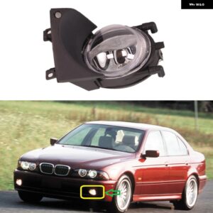 BMW 5シリーズ E39 1999 - 04 カー スタイリング フロントLED フォグランプ ハロゲン フォグランプ ライト - 1PC Left