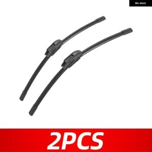 車用 ワイパー フォルクスワーゲン ポロ セダン / ヴェント 2010-2017 24インチ + 16インチ フロント リア ワイパー ブレード ブラシ カッター アクセサリー - 2 PCS