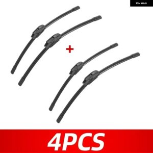 車用 ワイパー フォルクスワーゲン ポロ セダン / ヴェント 2010-2017 24インチ + 16インチ フロント リア ワイパー ブレード ブラシ カッター アクセサリー - 4 PCS