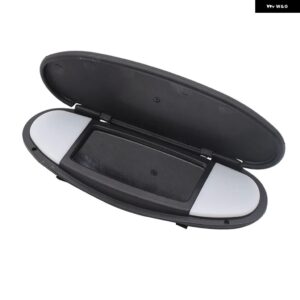 車用サンバイザー ミラー カバー メイクアップミラー カバー BMW MINI COOPER R55 R56 R60 51167316833 - 51167316833-Black