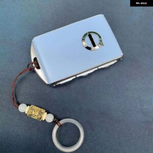 車用キーケースカバー リモートキーフォブ キー チェーン ボルボ XC90 XC60 S90 V90 CX40 S60 - Blue 1