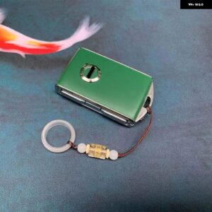 車用キーケースカバー リモートキーフォブ キー チェーン ボルボ XC90 XC60 S90 V90 CX40 S60 - Green