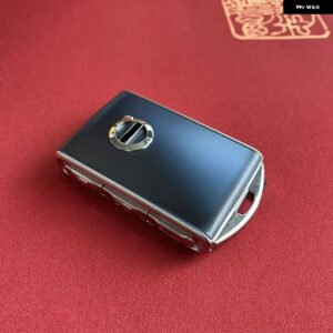 車用キーケースカバー リモートキーフォブ キー チェーン ボルボ XC90 XC60 S90 V90 CX40 S60 - Matte black