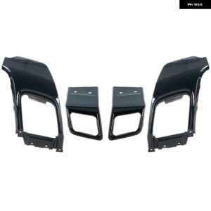 テール カーリア バンパー テールスロートマフラー トリム ランドローバー レンジローバー イヴォーク2010 2011 2012-2018 LR049368 LR049367 - Black 1 set