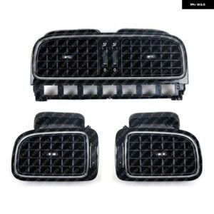 車用 ブライトブラック センター ダッシュボード VW ポロ 2011 2012 2013 6RD819728 6RD819703 6RD819704 AC エア アウトレット クロームベント - 1 Set