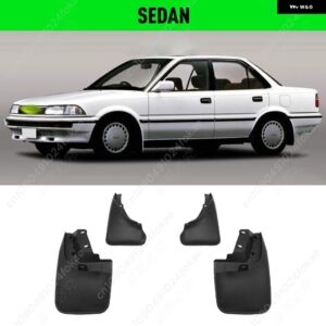 トヨタ カローラ E90 AE90 AE92 1987 - 92 フェンダー マッドガード ガード スプラッシュ フラップ マッドガード - SEDAN