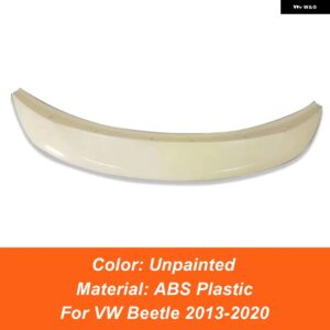 リア トランク リッドカースポイラー ウィング フォルクスワーゲン ビートル2013 14 15 16 17 18 19 20 ABSブラックカーボン塗装色アクセサリーパーツ - Unpainted