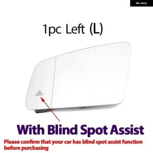 メルセデス ベンツ A B C E GLA CLA CLS W176 W246 W212 W204 W221 W218 左 右サイドウィング ブラインド スポット付きヒーター付きミラー ガラス - Left with blind spot