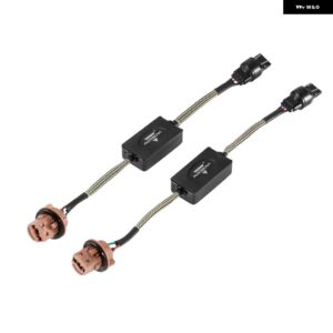 C8モデルデコーダー アンチフリッカーCANバス抵抗器 高速ハイパーフラッシュを回避 ウィンカーフラッシュライト ダッシュボード エラーコード - 7443-US