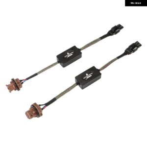 C8モデルデコーダー アンチフリッカーCANバス抵抗器 高速ハイパーフラッシュを回避 ウィンカーフラッシュライト ダッシュボード エラーコード - 7443-CK-US