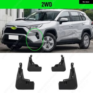 トヨタ RAV4 2019 - 24 フェンダー マッドガード ガード スプラッシュ カーアクセサリー - 2WD