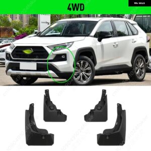 トヨタ RAV4 2019 - 24 フェンダー マッドガード ガード スプラッシュ カーアクセサリー - 4WD