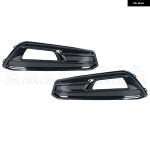 フロント バンパー フォグランプ カバー フォグランプ グリル フォード フォーカス MK3 III ST 2015 - 18 フレーム リッド ベゼル ホールカバー - 1 Left and 1 Right