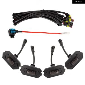 フォード レンジャー T9 2023-2024 フロント ラジエーター グリル LEDライト アンバー ホワイト デイタイム ランニングライト ドライビング フォグランプ - Black shell Amber