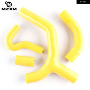 2008-2011 KTM 450 530 EXC EXC-R シリコンクーラント ラジエーター Yホース パイプ キット 2009 2010 - Yellow