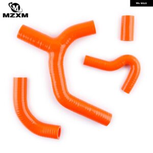2008-2011 KTM 450 530 EXC EXC-R シリコンクーラント ラジエーター Yホース パイプ キット 2009 2010 - Orange