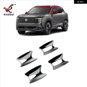ドアハンドル ボウルカバー キャップ 2025年式 日産 キックス クロームアクセサリー - Silver