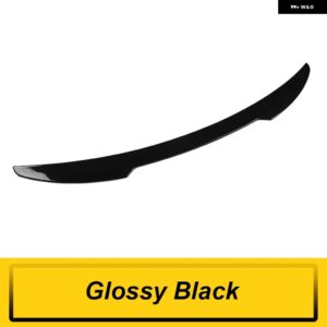 リア トランク リッドカースポイラー ウィングダックテールGAC EMPOW 2021 - 23 ABSブラックカーボンV スタイル チューニングアクセサリーパーツ - Glossy Black