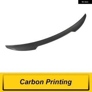 リア トランク リッドカースポイラー ウィングダックテールGAC EMPOW 2021 - 23 ABSブラックカーボンV スタイル チューニングアクセサリーパーツ - Carbon Printing