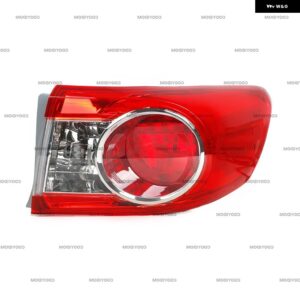 テールライト リアテールランプ ウィンカーライト ブレーキライト テールライト アセンブリ トヨタ カローラ 2010 11 2012 2013 8156002580 - Outside Right