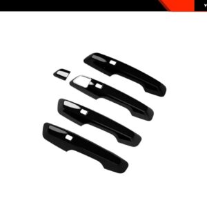 カー スタイリング ドアハンドル カバー キャップ 2025 ACURA ZDX クロームアクセサリー - black