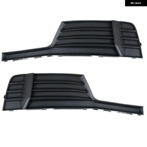 1/2PCS フロント バンパー フォグランプ グリル カバー アウディ A3 ハッチバック 2016 - 20 ABS フォグランプ フレーム カーアクセサリー - Left and Right