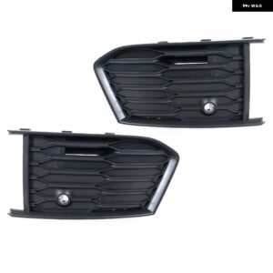 車用フロント フォグランプ アセンブリ フォグランプ カバー グリル アウディ A6 C8 2019 スポーツ バージョン フロント バンパー アンダー フォグランプ - Left and Right