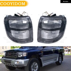 フロントサイドマーカー コーナーライト サイドターンランプ 三菱 パジェロ V31 V32 V33 V34 パジェロ 2 II モンテロ 1997-1999 ヘッドライト DRL - Left and Right