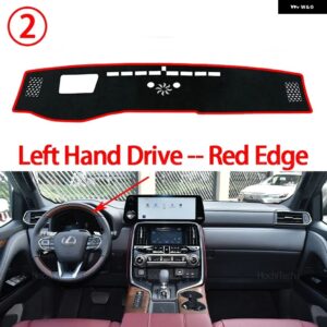 ダッシュボード カバー ダッシュボード マット カーペット パッド レクサス LX600 LX700H 2022 2023 2024 2025 シェード ケープ ブランケット - Left Hand Red Edge
