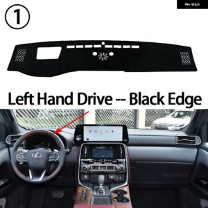 ダッシュボード カバー ダッシュボード マット カーペット パッド レクサス LX600 LX700H 2022 2023 2024 2025 シェード ケープ ブランケット - Left Hand Black