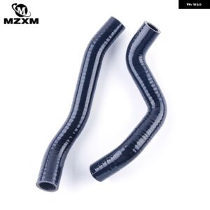 2008-2018 カワサキ KFX450R KFX450 R シリコン ラジエーター クーラントホース パイプ キット - black