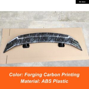 BMW Z4 E89 クーペ リア トランク リッド ダックテール カースポイラー ウィング ABS ブラック カーボン ホワイトカラー 外装 - Forging Carbon