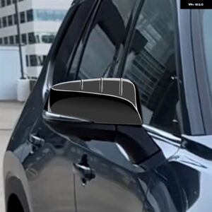 車用サイドミラー カバー ドアミラー シェル トリム ステッカー トヨタ グランドハイランダー 2024 - Glossy Black