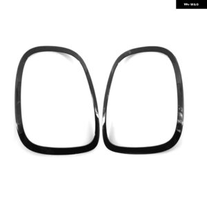 2個 車用 ヘッドライト リング トリム テールライト トリム リング BMW ミニクーパー F55/F56/F57 2014-2021 - Tail light Trims